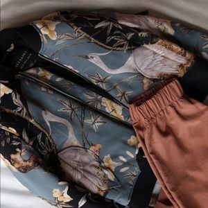 ALL SAINTS Japanese Crane Bomber Jacket